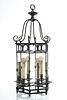 Metal Boatwell Electric Hanging Light C. 1920, H 36'' W 15''