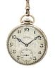 Illinois Watch Company  'Marquis-Autocrat' 14kt Gold Filled Pocket Watch, Dia. 43mm