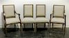 * A Set of Eight Restoration Hardware Dining Chairs. Height 39 3/4 inches.