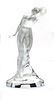 LALIQUE FROSTED GLASS FEMALE NUDE H 9" 