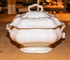 A Parcel Gilt Soup Tureen. Height 11 inches.