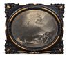 * An English Renaissance Revival Framed Engraving 31 1/2 x 37 inches.