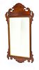 CHIPPENDALE STYLE MAHOGANY MIRROR, C. 1820, H 41", W 20.5"