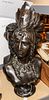 A Bronze Bust Height 27 1/2 inches.