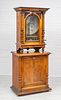 POLYPHON MUSIC BOX AND BASE,  COIN OPERATED C.1890 H 72" W 30.5" D 18.5" 