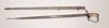 A.W. SPIES INFANTRY OFFICER SWORD, POST WAR OF 1812, C. 1830, L 35.25" OVERALL 