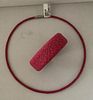 Stringray Cuff and matching stringray choker necklace Raspberry pinkish