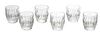 WATERFORD 'COLLEEN' LOW BALL GLASSES, 19 PCS, H 3.5", DIA 3.25" 