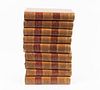 THE WORKS OF EDMUND BURKE, LEATHER-BOUND BOOKS, VOLUMES 1-9, H 9", D 6"