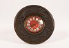 BRONZE PATINATED DIAL CLOCK, C. 1900, DIA 12" 