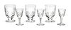 WATERFORD 'LISMORE' CRYSTAL JUICE & LIQUOR GLASSES, 18 PCS, H 3.5"-4"
