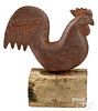 Cast iron Hummer rooster windmill weight