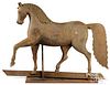 Cast iron formal horse weathervane, 19th c.