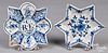 Two Delftware plaques or pickle dishes