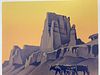 ED MELL Signed BACK CANYON CATTLE Lithograph LIMITED EDITION Numbered 80 of 300