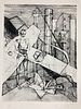 OLAF IDALIE Signed Etching MAURICE CLAVEL Jacques Verniere LIMITED EDTION Numbered 77 of 100