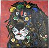Jiang Tie Feng  Limited edition Serigraph  "Lion"
