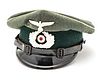WW2 GERMAN INFANTRY EM/NCO'S VISOR CAP, 1939, H 5.5", W 9", L 11" 
