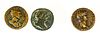 NERO, HADRIAN, AND ONE OTHER ROMAN COIN, 3 PCS. 