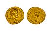 GOLD MARCUS AURELIUS ROMAN COIN, 1 PC. 7 GRAMS. 
