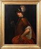 DEPICTION OF THEMIS, GREEK GODDESS OF JUSTICE OIL PAINTING