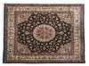INDO-PERSIAN HANDWOVEN WOOL RUG, C. 2000, W 7' 10", L 8' 