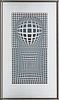 VICTOR VASARELY (FRENCH/HUNGARIAN, 1906–1997) SILKSCREEN IN COLORS, ON WOVE PAPER, H 27.25" W 13.5" VP (GRIS) 
