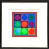 VICTOR VASARELY (FRENCH/HUNGARIAN, 1906–1997) SILKSCREEN IN COLORS, ON WOVE PAPER, H 9.5" W 9.5" VEGA (UNTITLED) 