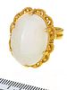 OPAL AND 14KT GOLD RING C 1960 SIZE 6 