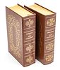 WORKS OF SHAKESPEARE, ED CHARLES KNIGHT, 2 VOL SET 1880, H 15" W 11" 