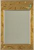 LABARGE REVERSE PAINTED GOLD LEAF MIRROR H 42" W 28.25" 
