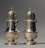 Pair of English sterling castors