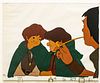 "THE LORD OF THE RINGS" PRODUCTION ANIMATION CELS, C. 1978, H 9", W 12" (IMAGE), FRODO, SAMWISE AND ARAGORN  
