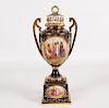 SIGNED ROYAL VIENNA CAPPED PERFUME URN