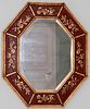 FRENCH PROVINCIAL STYLE HALL MIRROR, H 35", L 29" 
