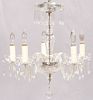 WATERFORD QUALITY CRYSTAL CHANDELIER, H 21", DIA 21"