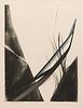 TOKO SHINODA (JAPANESE, 1913) LITHOGRAPH, ON PAPER H 22.25" W 16.75" VOICE OF THE MIST 