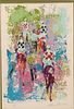 LEROY NEIMAN (AMERICAN, 1921-2012) SERIGRAPH, H 28" W 19" "THE FOUR ACES" 