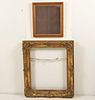 2 PC. LOT INCLUDING 19TH C. FRENCH GILTWOOD FRAME