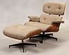HERMAN MILLER, 50TH ANNIVERSARY COLLECTION, LOUNGE CHAIR AN OTTOMAN 