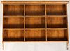 COUNTRY FRENCH PINE HANGING WALL CURIO SHELVES H 3' 11", W 5' 3", D 10" 