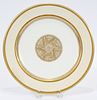  ROYAL WORCESTER PORCELAIN PLATE RETAILED BY TIFFANY & CO. 