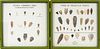 FRAMED COLLECTION OF ARROWHEADS AND OTHER TOOLS, H 19", L 19"