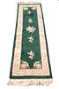 CHINESE ORIENTAL HAND KNOTTED RUNNER W 2'7" L 8'2" 
