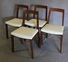 Set of 4 Art Deco Style Chairs.