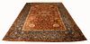 INDIAN VERY FINE PICTORAL & POETRY CARPET, 1970/80, W 9' 9", L 14' 6" 