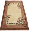 CHINESE, HAND WOVEN WOOL RUG, W 3', L 5' 