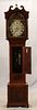 SCOTTISH  MAHOGANY TALL CASE CLOCK, C.1840 H 89", W 21" 