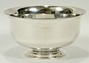 FOOTED STERLING BOWL H 5" DIA 9" 23.01 TOZ 