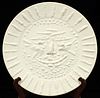 PABLO PICASSO (SPAIN, 1881-1973), WHITE EARTHENWARE CHARGER, 1956, 40/100, 16.75", "TORMENTED FACE" 